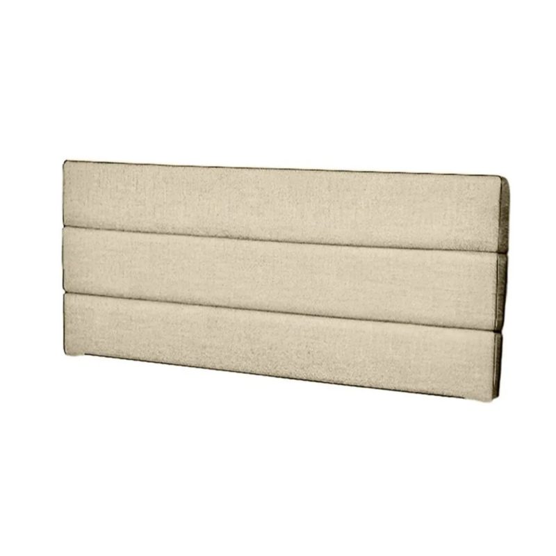 CABECERA ABRAHAM PLAZA KING COLOR MARFIL-TELA