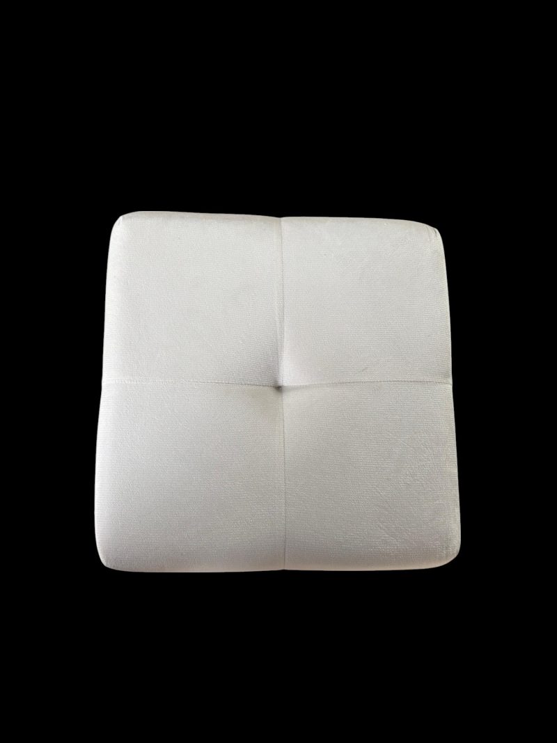 BAUL PEQUEÑO ARDECO 40CM X 40CM X 45CM COLOR MARFIL-TELA