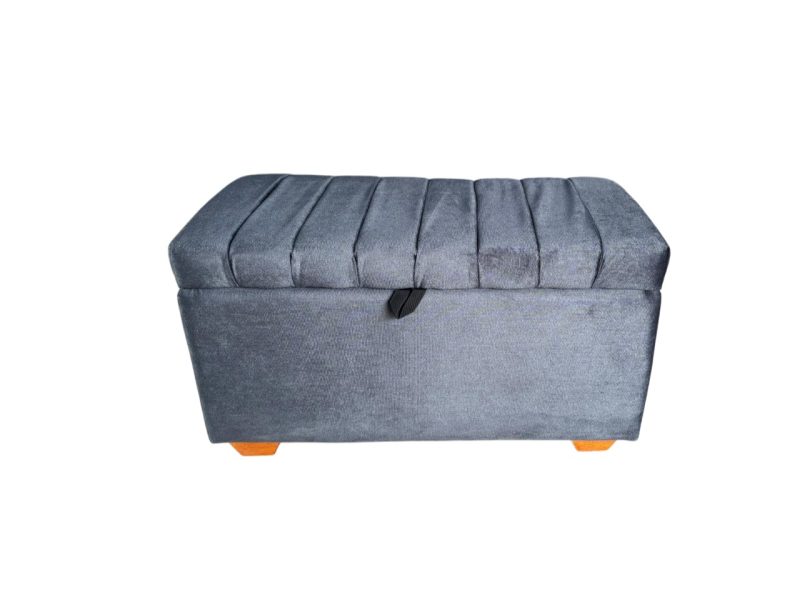 BAUL LIRIO STANDARD 80CM X 40CM X 45CM COLOR PLOMO-TELA