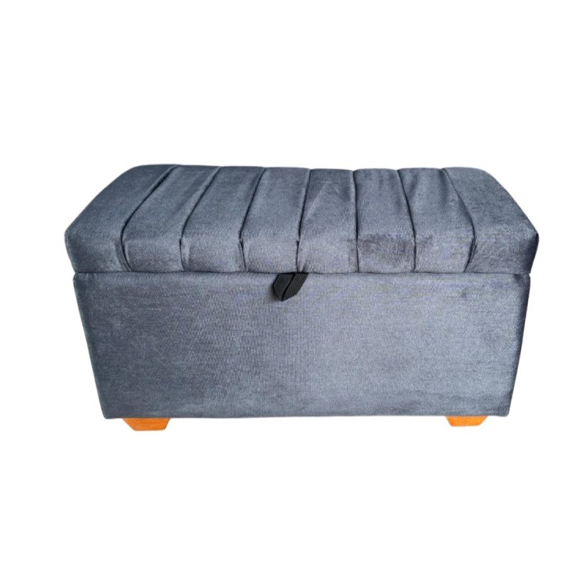 BAUL LIRIO STANDARD 80CM X 40CM X 45CM COLOR PLOMO-TELA