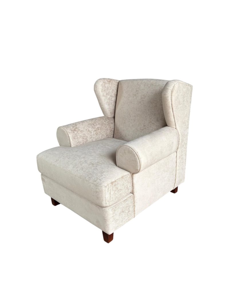 SILLÓN MERLINA COLOR BEIGE -TELA ANTIFLUIDA