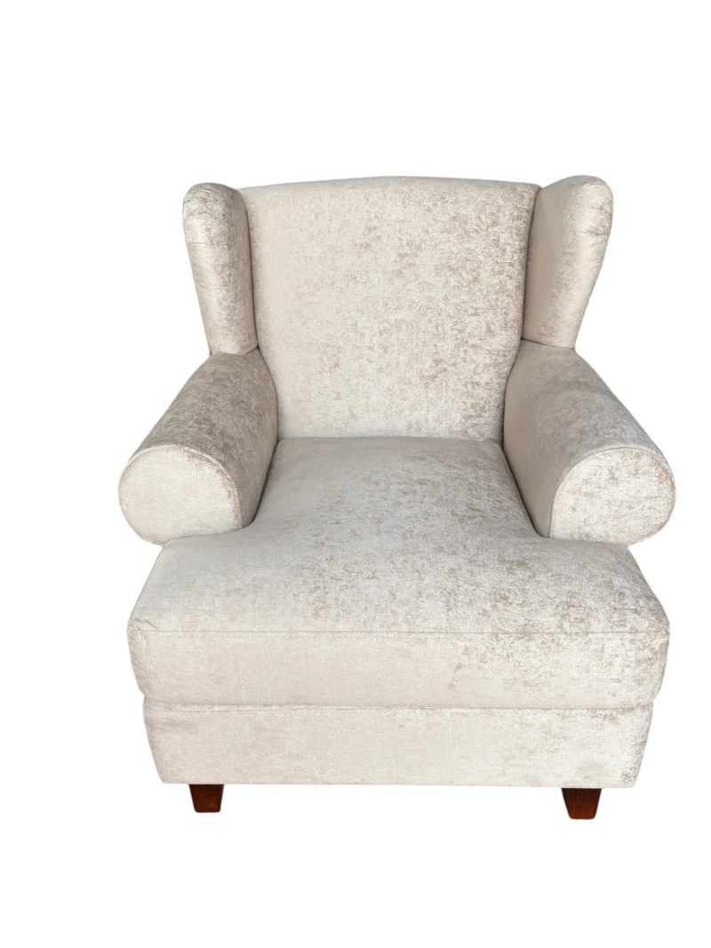 SILLÓN MERLINA COLOR BEIGE -TELA ANTIFLUIDA