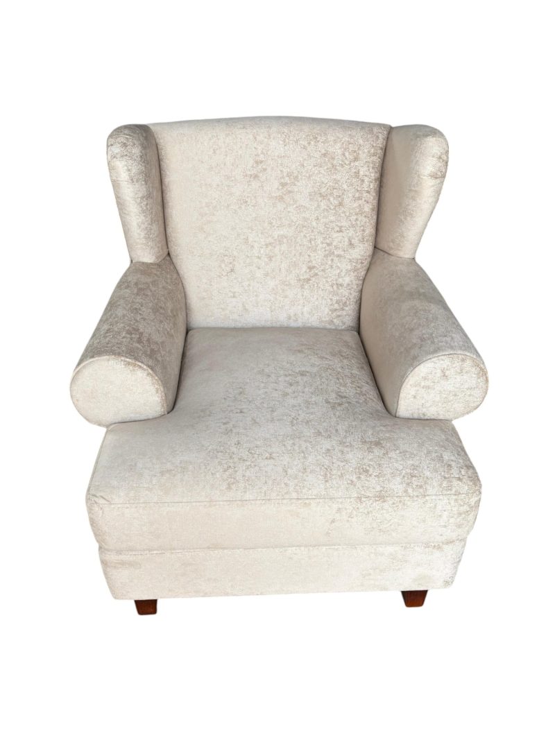 SILLÓN MERLINA COLOR BEIGE -TELA ANTIFLUIDA