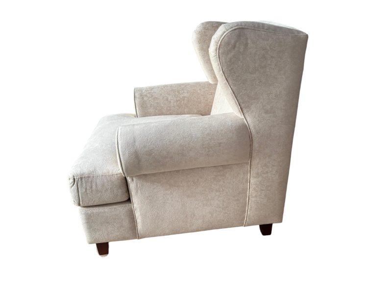 SILLÓN MERLINA COLOR BEIGE -TELA ANTIFLUIDA