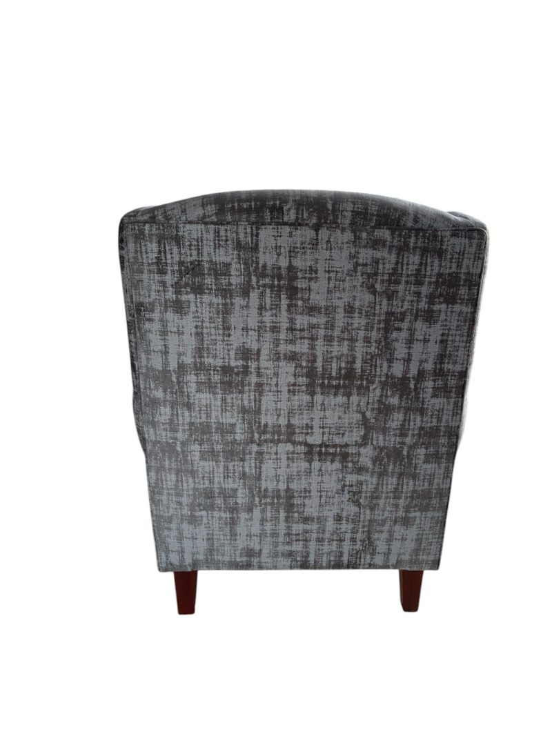 SILLÓN TIEDEMANN COLOR PLOMO CAMUFLADO-TELA ANTIFLUIDA