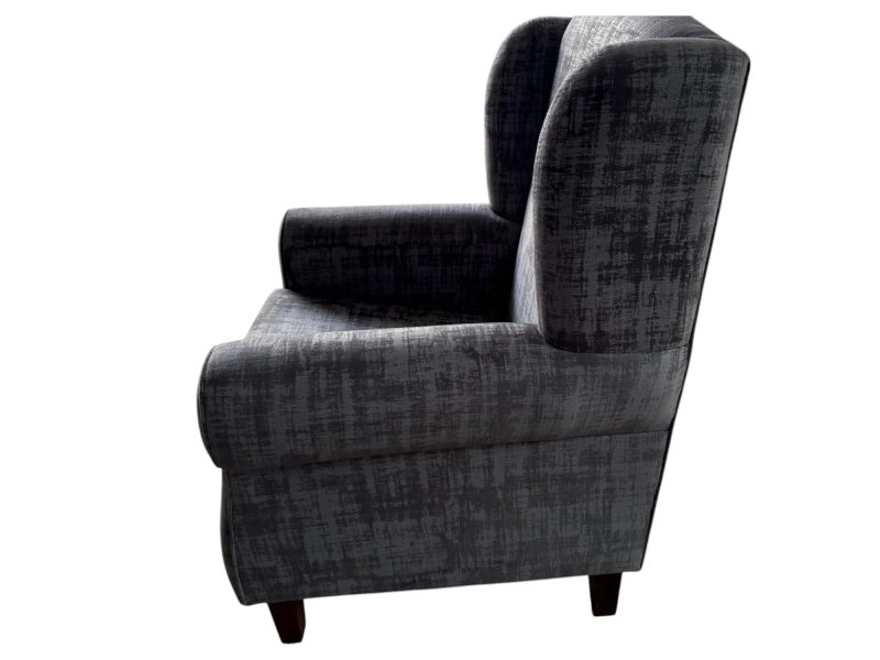 SILLÓN TIEDEMANN COLOR PLOMO CAMUFLADO-TELA ANTIFLUIDA